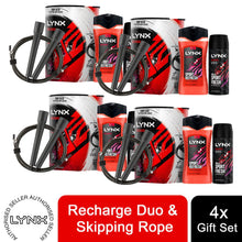 Load image into Gallery viewer, Lynx Recharge Duo &amp; Skipping Rope Gift Set for Him Includes Deo &amp; Bodywash