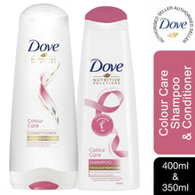 Load image into Gallery viewer, Dove Colour Care Shampoo 400ml &amp; Conditioner 350ml For Colour-Treated Hair