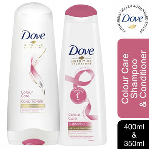 Dove Colour Care Shampoo 400ml & Conditioner 350ml For Colour-Treated Hair