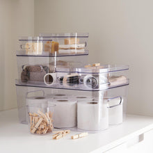 Load image into Gallery viewer, SmartStore Compact Clear Storage Box with Transparent Lid - Large, 15.4 Litres
