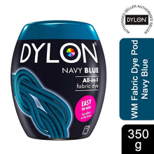 Load image into Gallery viewer, DYLON Washing Machine Fabric Dye Pod, Navy Blue, 1pk of 350g