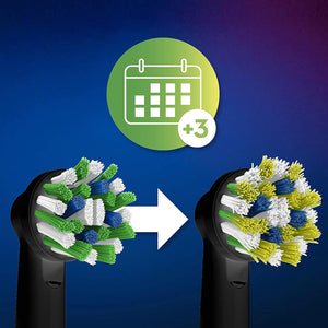 4xOral-B FlossAction, CrossAction, 3D White or Sensi Clean Toothbrush RefillHead