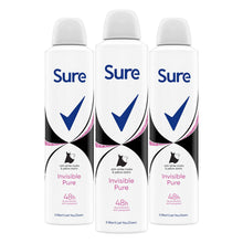 Load image into Gallery viewer, Sure Women Motion Sense Antiperspirant Deodorant, 3 Pack, 250ml