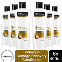 Load image into Gallery viewer, 6x of 400ml Tresemme Pro collection Botanique DamageRecovery Natural Conditioner