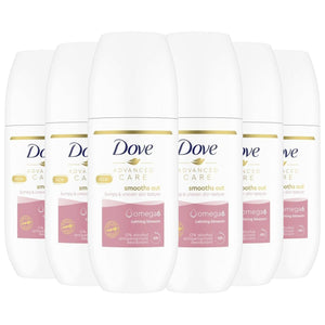6x100ml Dove Advanced Care Calming Blossom Anti-Perspirant Deodorant Roll-On