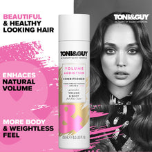 Load image into Gallery viewer, 6pk of 250ml Toni&amp;Guy Volume Addiction Shampoo for Fine Hair with Wheat Extract