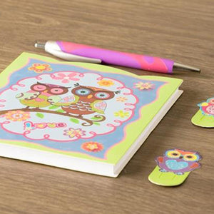 Kreative Kids Owl Notebook Set with Pen and Bookmarks