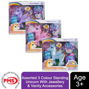 Gypsy Queen Adventures In Unicorn Land Playset With 3 Assorted Colour Unicorns