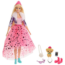 Load image into Gallery viewer, Barbie® Princess Adventure™ Princess Doll with Puppy Toy &amp; Prince(Ken) Doll