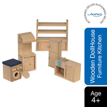 Load image into Gallery viewer, Beluga Classics Wooden Doll House Furniture For Kitchen-5 Pieces
