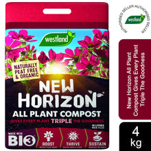 Load image into Gallery viewer, Westland New Horizon All Plant Compost Peat Free Organic with BIO3 10L 4kg