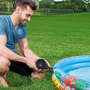 Bestway 122 x 20 cm Coral Inflatable Ocean Life Kids Paddling Pool