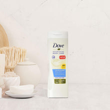Load image into Gallery viewer, 2x400ml Dove Nourishing Body Care &amp; Protect SPF 15 Body Lotion
