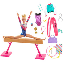 Load image into Gallery viewer, Barbie® Gymnast Playset, Dolls with Accessories