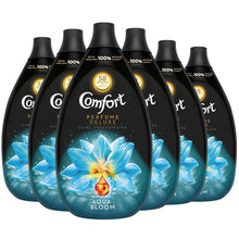 Load image into Gallery viewer, 6x 58W Comfort Fabric Conditioner Aqua Bloom With Ultra Concentrated 870ml