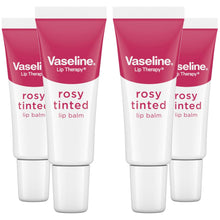 Load image into Gallery viewer, 2x or 4x 10g Vaseline Lip Therapy Lip Balm Moisturising Original or Rossy Tinted