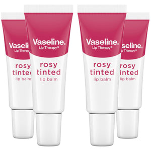 2x or 4x 10g Vaseline Lip Therapy Lip Balm Moisturising Original or Rossy Tinted