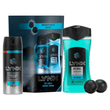 Load image into Gallery viewer, Lynx Ice Chill Gift Set, For Men, Brothers, Boys &amp; Teens, Shower Gel &amp; Deodorant