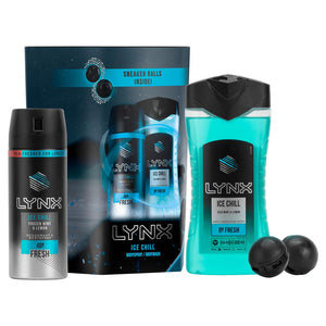 Lynx Ice Chill Gift Set, For Men, Brothers, Boys & Teens, Shower Gel & Deodorant