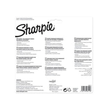 Load image into Gallery viewer, Sharpie Permanent Marker Pens Fine Point Black Pack of 12 For School