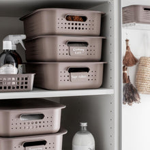 Load image into Gallery viewer, SmartStore Basket Recycled10 StorageBox 6L With Basket PlasticLid, Taupe