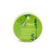 Load image into Gallery viewer, Prices London Provence Herbs &amp; Lavender Scented Tin Candle for Outdoor Use Only