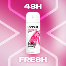 Load image into Gallery viewer, Lynx Attract for Her Duo Gift Set For Her, Body Spray 150ml &amp; Bodywash 225ml