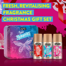 Load image into Gallery viewer, Impulse Make Memories Body Fragrance Gift Set for her, 3pcs Mini Body Sprays