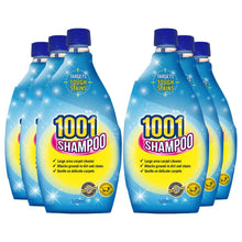 Load image into Gallery viewer, 1001 Carpet Cleaning Shampoo 500ml x6, Ideal for Heavy Use Areas, Carpet Safe