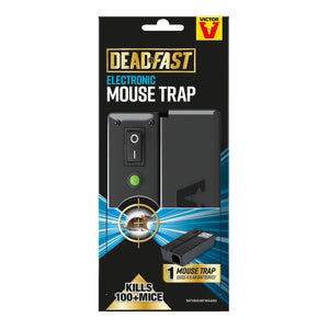 Deadfast Electronic Mouse Trap Reusable Rodent Control For Indoor Use