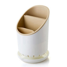 Load image into Gallery viewer, Aquarius Kitchen Cutlery Holder with Water Draining Dish