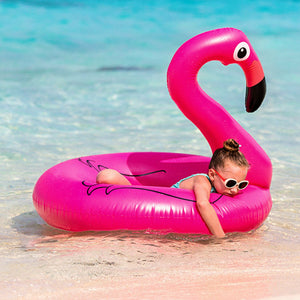 RMS Jumbo Inflatable Pink Flamingo Swim Ring For Beach & Pool on Summer