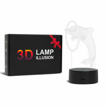 Load image into Gallery viewer, Aquarius 3D Colour Changing Hologram LED Night Light and Desk Lamp