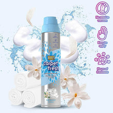 Load image into Gallery viewer, 1001 Carpet Fresh Soft Jasmine &amp; Linen Upholstery Odour Remover Spray, 6x300 ml