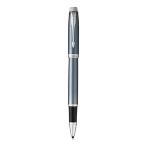 Parker IM BallPoint Pen Light Blue Grey Fine Point Black Ink Gift Box