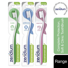 Load image into Gallery viewer, 3pk of Zendium Gentle &amp; Effective Clean Extra Soft Bristles Toothbrush