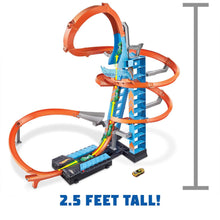 Load image into Gallery viewer, Hot Wheels Sky Crash Tower With Basic Hot Wheels Car 5 Pack for Ages 3+