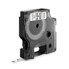 Load image into Gallery viewer, DYMO Labels Self Adhesive D1 6mm x 7mm Black Print on White Tape Authentic