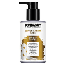 Load image into Gallery viewer, 2x Toni&amp;Guy Sunset Blonde Colour Amplify HairMask with Argan oil&amp;UVfilter 200 ml