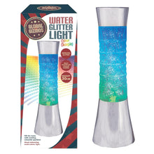 Load image into Gallery viewer, Benross Battery Operated Curve Shaped Water Glitter Effect Colourful Light Lamp