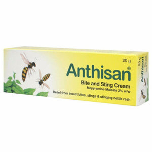 3x of 20g Anthisan Bite&StingCream, Relief from Insect, Bug Bites & StingingRash