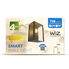 Load image into Gallery viewer, 4lite WiZ Connected A60 Amber White WiFi LED Smart Bulb with Modern Outdoor IP44