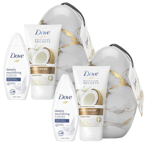 Dove Easter Egg Gift Collection with Hand moisturiser and moisturising Body Wash, 2pk