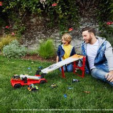 Load image into Gallery viewer, The Hot Wheels Downhill Race &amp; Go Race Track with a Monster Truck &amp; a Car Toy