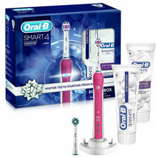 Load image into Gallery viewer, Oral-B Smart 4 4000W Electric Toothbrush with Whitening Toothpaste in Bonus Pack