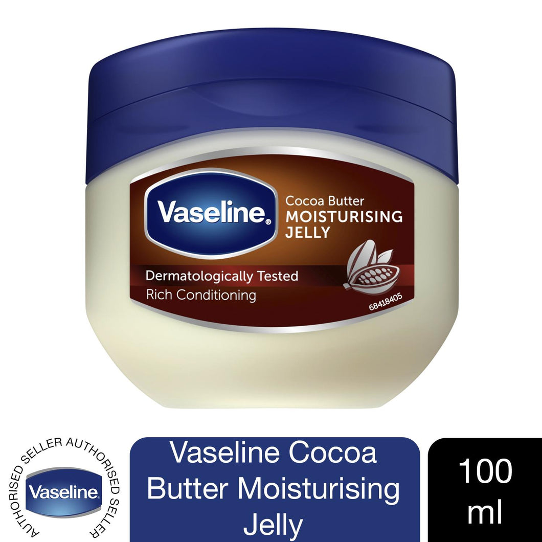 Vaseline Petroleum Jelly with Cocoa Butter 100ml