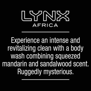 6 Pack Lynx XL Energy Boost Shower Gel, Africa, 400ml