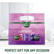 Load image into Gallery viewer, Radox Aromatherapy Candle &amp; Bath Bomb Collection 3-Piece Gift Set for Her