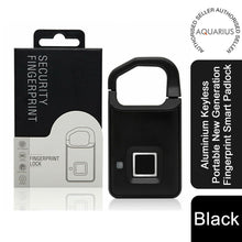 Load image into Gallery viewer, Aquarius Aluminium Keyless Portable New Generation Fingerprint Smart Padlock