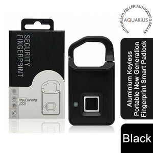 Aquarius Aluminium Keyless Portable New Generation Fingerprint Smart Padlock